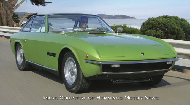 1969 Lamborghini Islero S driving on road