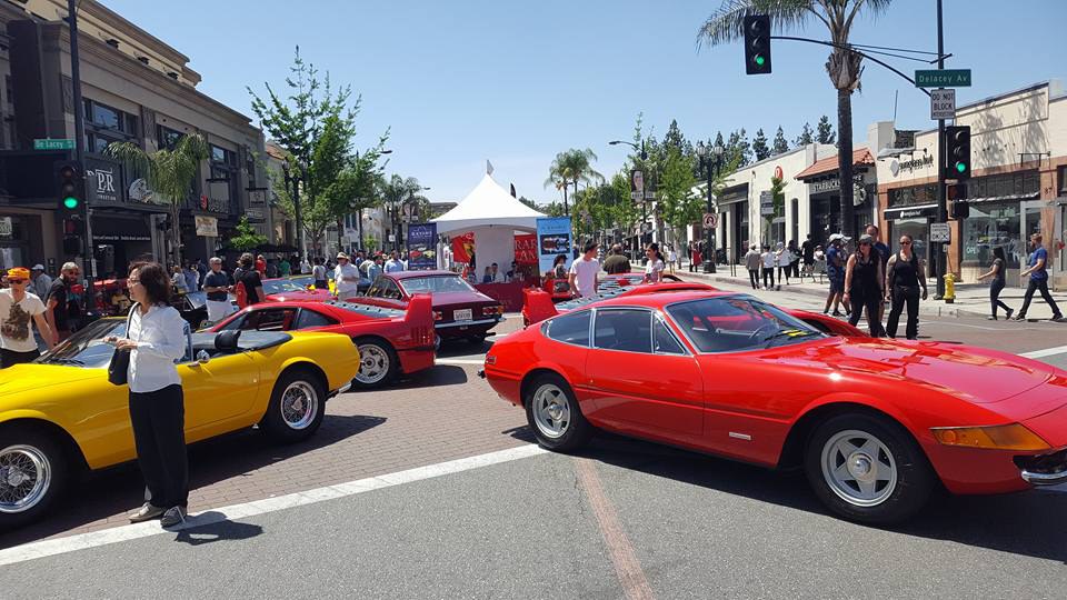 Concorso Ferrari in Old Pasadena #2